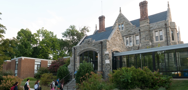 Exterior view of school building